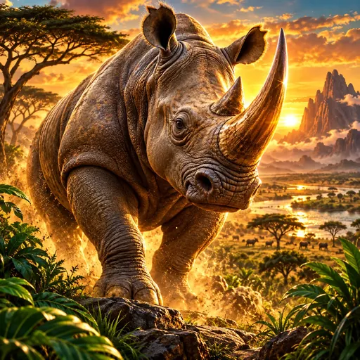 Play the Great Rhino slot at Here2Win Casino
